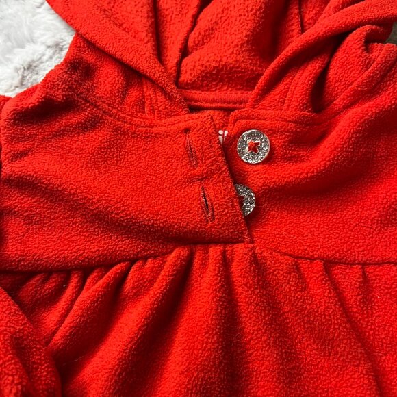 Carter's Girls 3-6 months hooded Fleece sweater - Picture 3 of 5